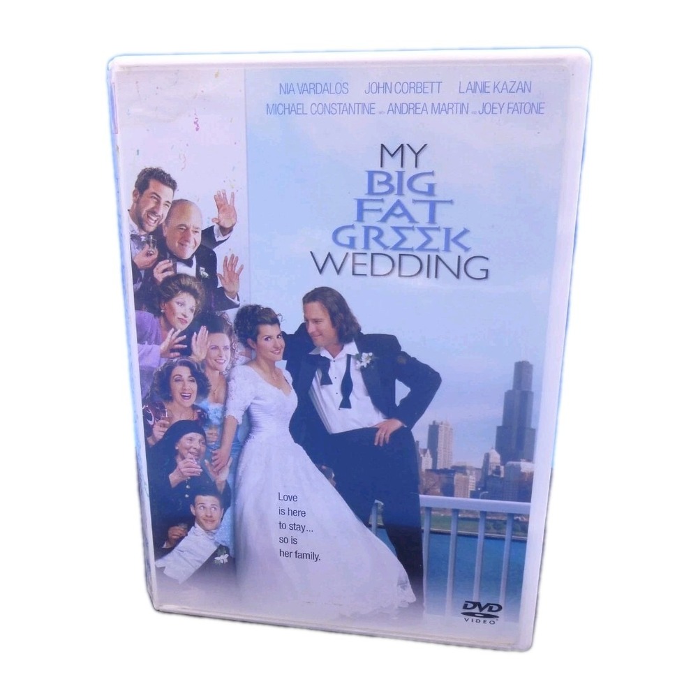 My Big Fat Greek Wedding DVD 2002 Comedy HBO Video PG Joel Zwick 0026359199325